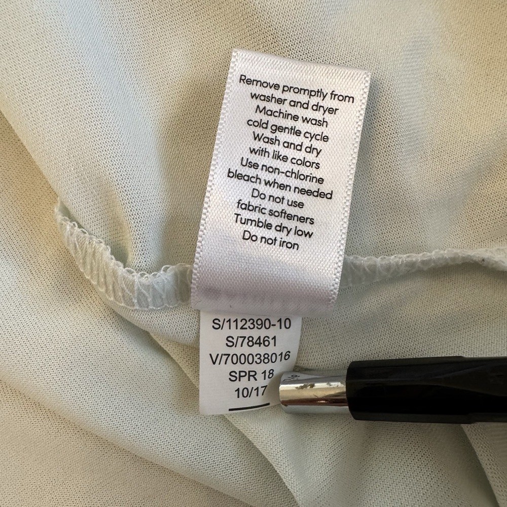 Athleta Womens Small Pale Mint Green Draped Open Back Performance Tank Top Light - Picture 7 of 9